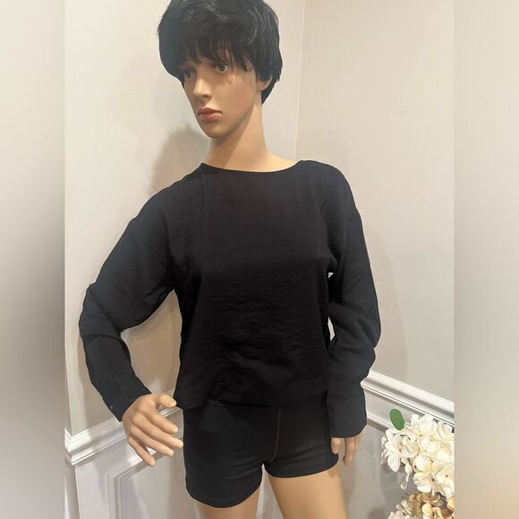 NWT Madewell Relaxed Tulip-Back Top - Picture 6 of 9